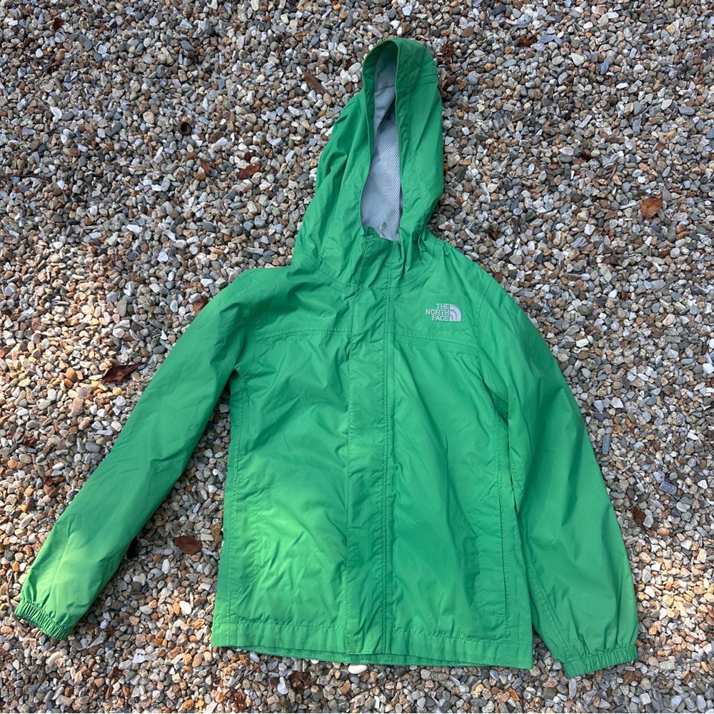 The North Face Kids Bright Green Raincoat